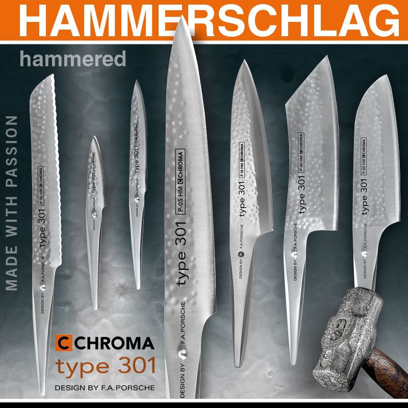 CHROMA type 301 - P-19 HM Universalmesser 12 cm