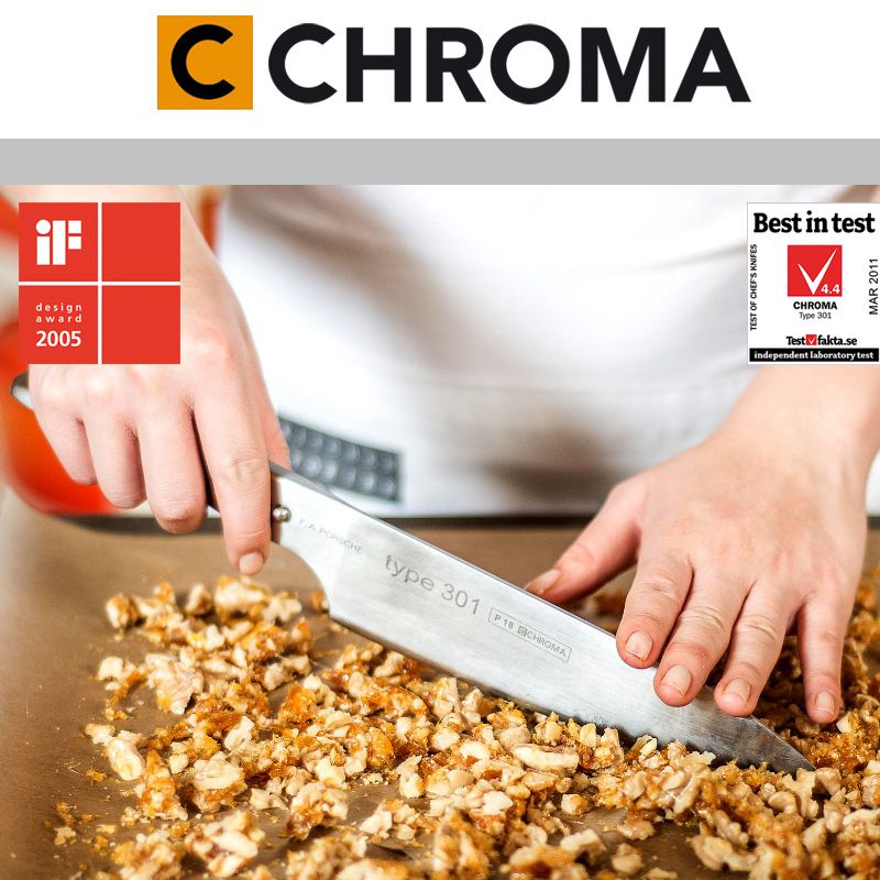 CHROMA Type 301 - P-18 Chef's Knife 20 cm