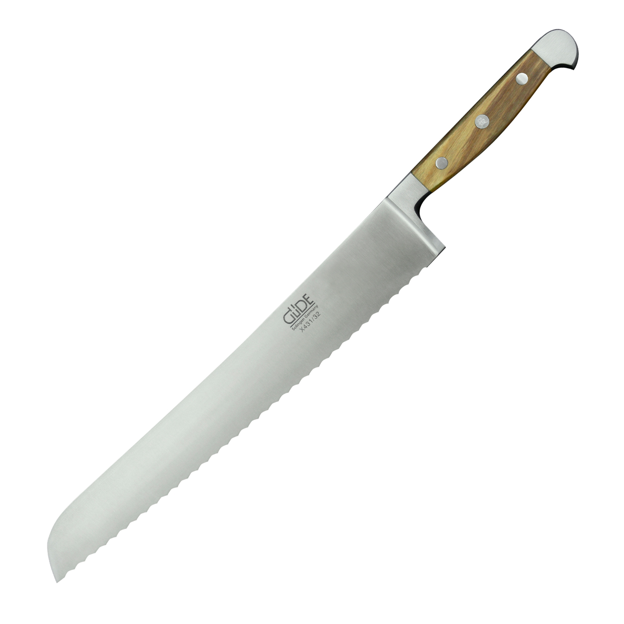 Güde - bread knife Alpha Olive, two-handed