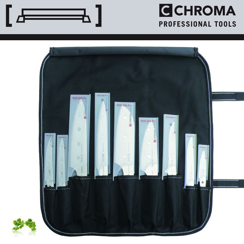CHROMA - KB-01 Messertasche für 9 Messer